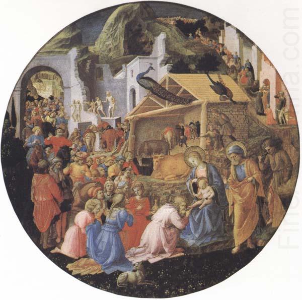 Sandro Botticelli Filippo Lippi,Adoration of the Magi china oil painting image